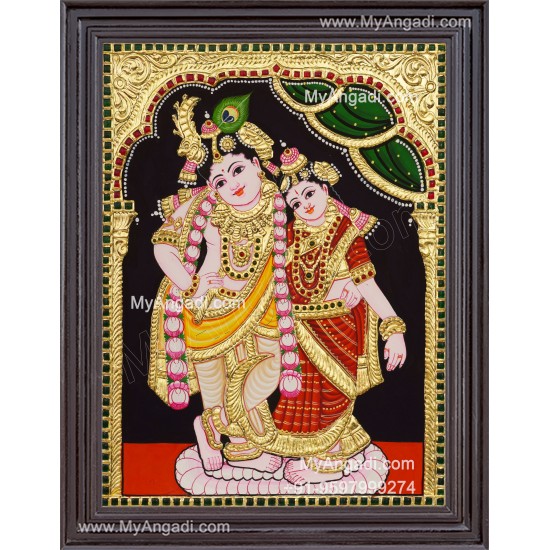 Radha Krishna Tanjore Paintings
