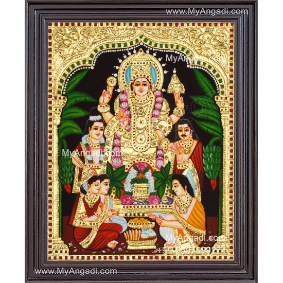 Sathyanarayana Tanjore Painting
