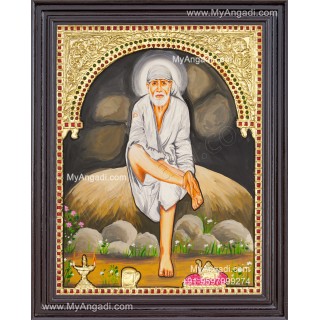 Saibaba Tanjore Painting