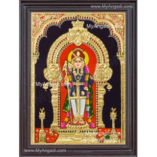 Palani  Murugan Tanjore Painting