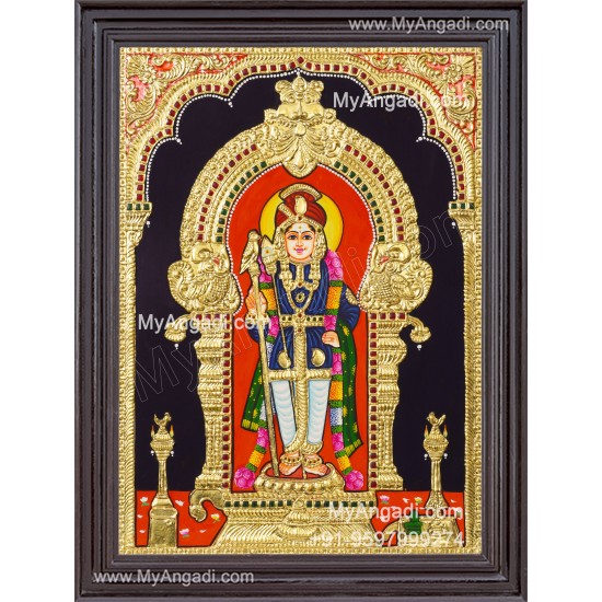 Palani  Murugan Tanjore Painting