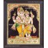 Ganesha With Murugan Tanjore Painting