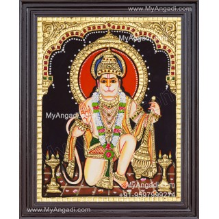Hanuman Tanjore Painting