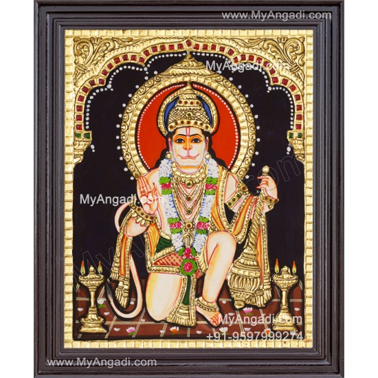 Hanuman Tanjore Painting