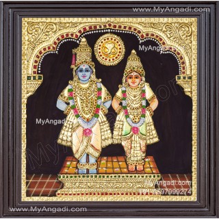 Pandurangan Rakhumai Tanjore Painting