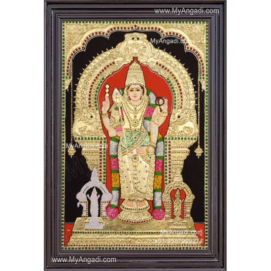 Thiruchendur Murugan Tanjore Painting
