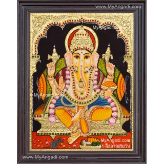 Ganesha Tanjore Painting