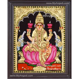 Gajalakshmi Tanjore Painting