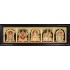 5 Panel Balaji Lakshmi Murugan Ganesha Saraswathi Tanjore Painting