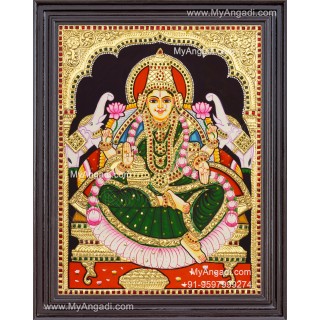 Gajalakshmi Tanjore Painting 