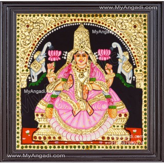 Gajalakshmi Tanjore Painting