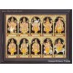 Dasavatharam Tanjore Painting, Vishnu Avatharam Tanjore Painting