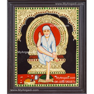 Saibaba Tanjore Painting