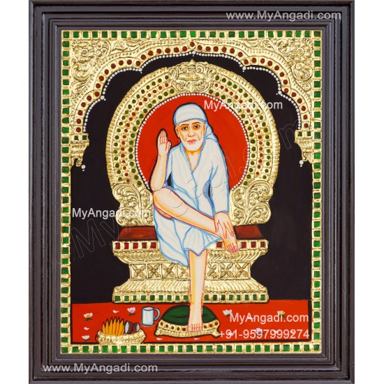 Saibaba Tanjore Painting