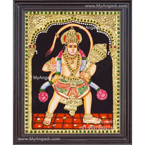 Hanuman Tanjore Painting