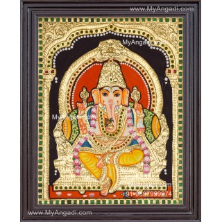 Ganapathi Tanjore Painting 