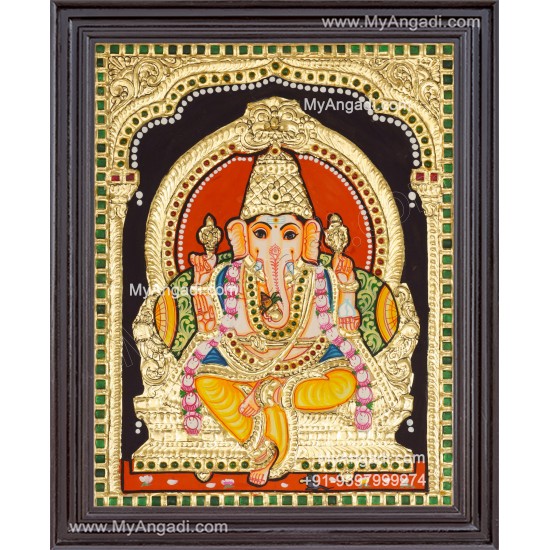 Ganapathi Tanjore Painting 