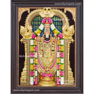 Balaji 3d Tanjore Painting