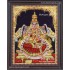 Gajalakshmi 3d Embossed Tanjore Painting