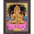 Gajalakshmi 3d Embossed Tanjore Painting
