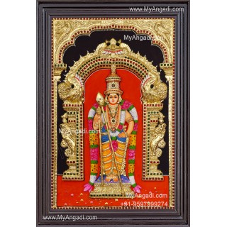 Murugan 3D Tanjore Painting