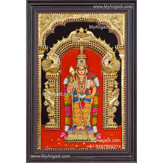 Murugan 3D Tanjore Painting
