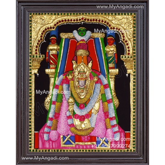 Kuladeivam Pachiamman 3D Tanjore Painting