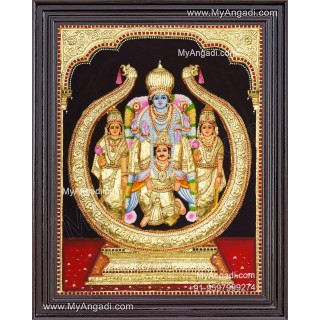 Melkote Garuda seva 3d Tanjore Painting