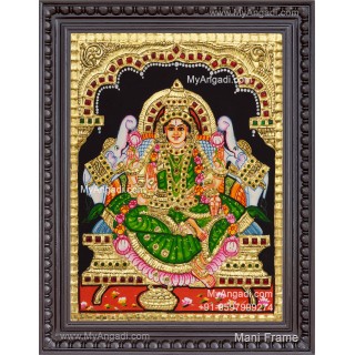 Gajalakshmi Tanjore Painting 