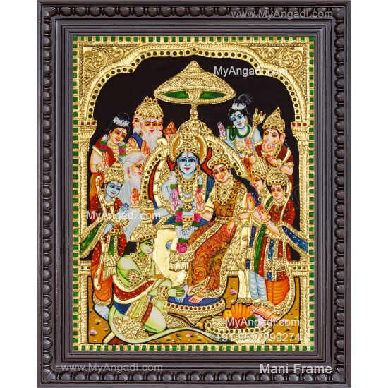 Ram Parivar Tanjore Painting