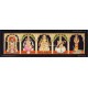 5 Panel Balaji Lakshmi Murugan Ganesha Saraswathi Tanjore Painting