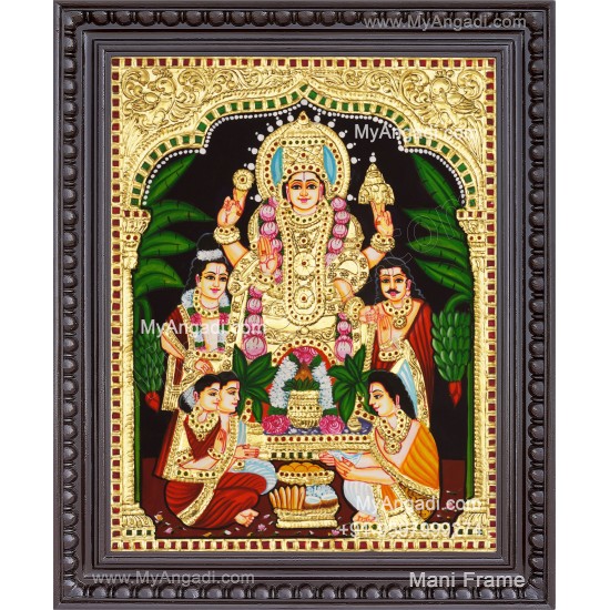Sathyanarayana Tanjore Painting