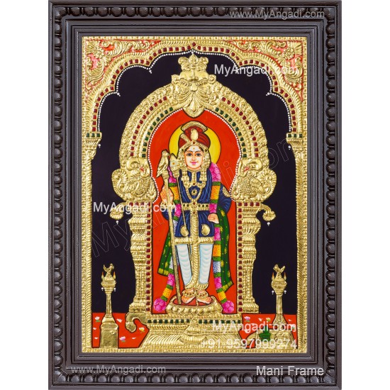 Palani  Murugan Tanjore Painting