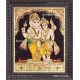 Ganesha With Murugan Tanjore Painting