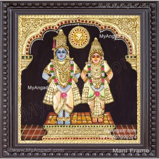 Pandurangan Rakhumai Tanjore Painting