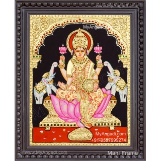 Gajalakshmi Tanjore Painting