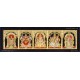 5 Panel Balaji Lakshmi Murugan Ganesha Saraswathi Tanjore Painting