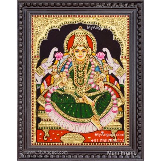 Gajalakshmi Tanjore Painting 