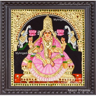 Gajalakshmi Tanjore Painting