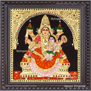 Santhana Lakshmi Tanjore Painting