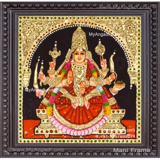 Veera Lakshmi Tanjore Painting