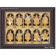 Dasavatharam Tanjore Painting, Vishnu Avatharam Tanjore Painting