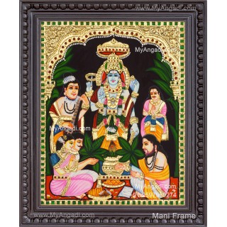 Sathyanarayana Tanjore Painting