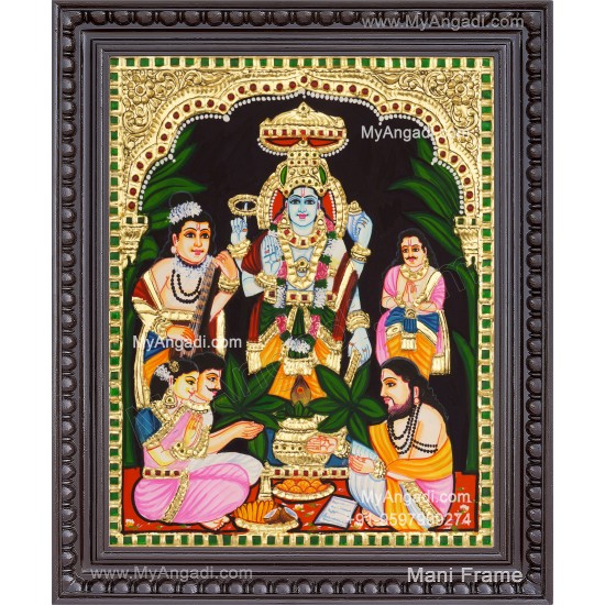 Sathyanarayana Tanjore Painting
