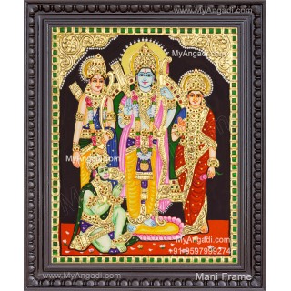 Ram Darbar Tanjore Painting
