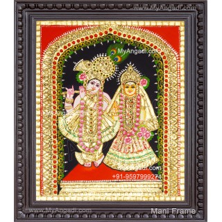 Radha Krishna Tanjore Painting