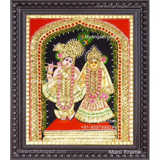 Radha Krishna Tanjore Painting