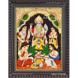 Sathyanarayana Tanjore Painting