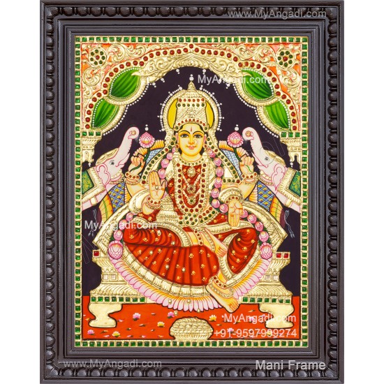 Gajalakshmi Tanjore Painting