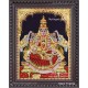 Gajalakshmi 3d Embossed Tanjore Painting